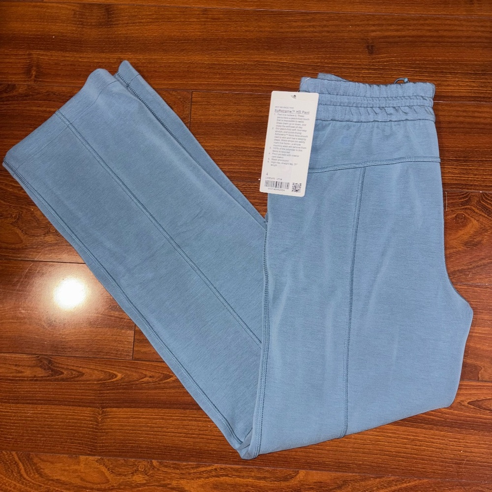 lululemon Softstreme High-Rise Pant Regular Utility Blue Size 4